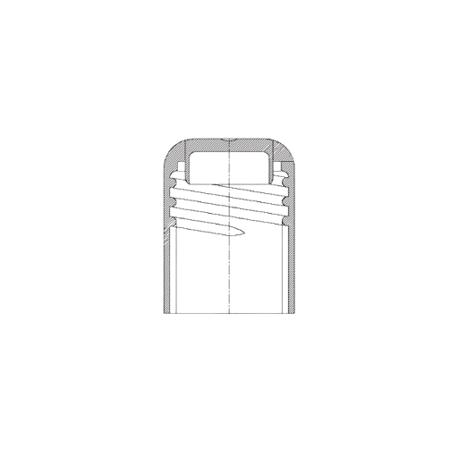 PP Dop - Voorgemonteerde Plug/Insert - Gladde Uitvoering - 1480