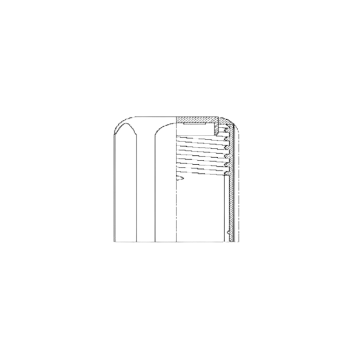 PP Dop - Plug / Insert - Gladde Uitvoering - 1458