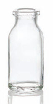 Picture of 15 ml injection vial, clear, type 3 moulded glass